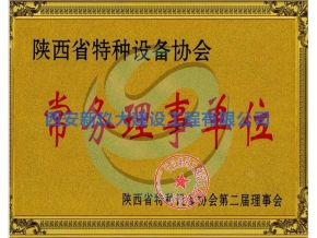 陜西省特種設(shè)備協(xié)會常務(wù)理事單位